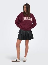 JDY Bluza "Mesa" w kolorze czerwonym rozmiar: XS. Czerwone bluzy damskie JDY, xs, bez wzorów, bez kaptura. Za 68.95 zł.
