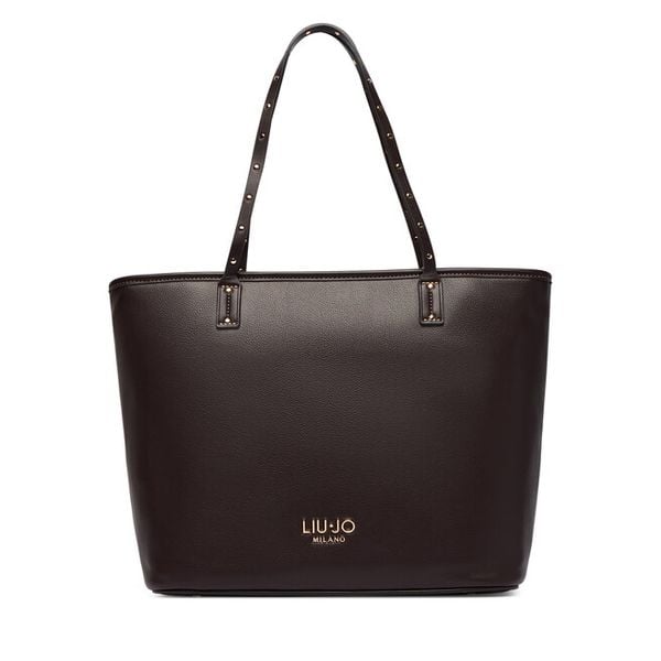 Torebka Liu Jo. Brązowe shopper bag Liu Jo, bez wzorów, bez dodatków. Za 599.99 zł.