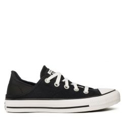 Trampki Converse. Czarne trampki damskie Converse, bez wzorów, bez zapięcia. Za 189.99 zł.