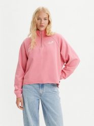 Levi´s Bluza w kolorze jasnoróżowym rozmiar: L. Różowe bluzy damskie l, bez wzorów, z bawełny, bez kaptura. Za 105.38 zł.