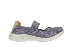 Półbuty Rock Deborah Blueberryberg 032953, Wielokolorowe, Materiał - 38. Czerwone obuwie sportowe treningowe Rock Spring, na lato, bez wzorów, z materiału, z kwadratowym noskiem, bez obcasa, bez zapięcia. W wyprzedaży za 134.10 zł.