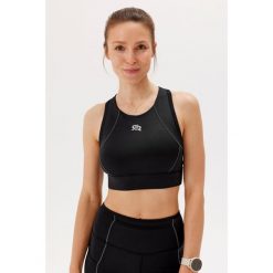 Damski stanik sportowy treningowy Rough Radical Sports Bra Fusion. Czarne biustonosze sportowe damskie ROUGH RADICAL, bez wzorów. W wyprzedaży za 118.92 zł.