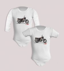Jawa — body (Rozmiar: 12M; Długość rękawa: długi; Rodzaj nadruku: Jawa). Body niemowlęce nikiniki, bez wzorów, z bawełny, bez kołnierzyka, bez ramiączek. Za 59.00 zł.
