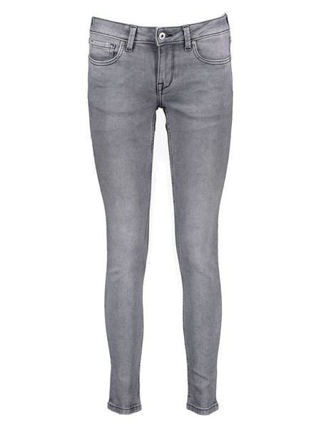 Pepe Jeans Dżinsy "Pixie" - Skinny fit - w kolorze szarym rozmiar: W31/L30. Szare jeansy damskie Pepe Jeans. Za 171.68 zł.