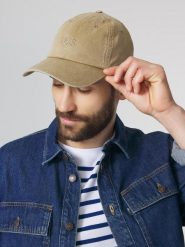 Czapka z daszkiem TBS Citycap. Brązowe czapki z daszkiem damskie TBS, bez wzorów, z bawełny. Za 185.00 zł.