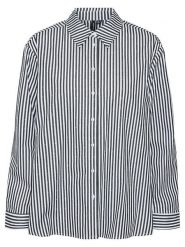 Vero Moda Koszula w kolorze czarno-białym rozmiar: S. Białe koszule damskie Vero Moda, s, bez wzorów, z bawełny, bez kołnierzyka, bez ramiączek. Za 83.62 zł.