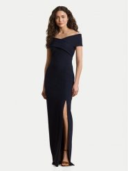 LAUREN RALPH LAUREN Sukienka wieczorowa 253P13931002 Granatowy Slim Fit. Niebieskie sukienki damskie Lauren Ralph Lauren, bez wzorów, z syntetyku, wizytowe, bez ramiączek. Za 1,599.00 zł.