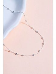 Lodie Silver Srebrny naszyjnik z cyrkoniami - dł. 43 cm rozmiar: onesize. Szare naszyjniki damskie Lodie Silver, z cyrkonią, srebrne. Za 140.86 zł.