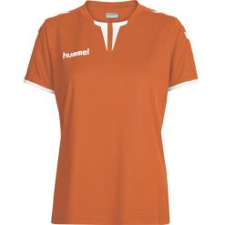 Koszulka sportowa z krótkim rękawem damska Hummel Core Womens SS Jersey. Brązowe koszulki sportowe damskie Hummel, l, bez wzorów, z jersey, bez ramiączek, do piłki nożnej. Za 37.00 zł.