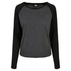 Damska koszulka z długim rękawem Urban Classics contrast raglan (GT). Brązowe koszulki damskie Urban Classics, bez wzorów, bez kołnierzyka, bez ramiączek. Za 142.00 zł.