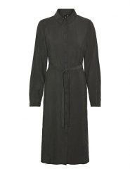 Vero Moda Sukienka w kolorze khaki rozmiar: XS. Brązowe sukienki damskie Vero Moda, bez wzorów, z tkaniny, bez ramiączek. Za 70.24 zł.