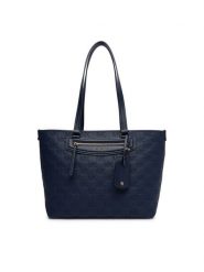 MICHAEL Michael Kors Torebka Jet Ser 30S6GTVT6B Granatowy. Niebieskie shopper bag MICHAEL Michael Kors, bez wzorów, ze skóry, bez dodatków. Za 1,159.00 zł.