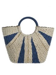 BLE Torebka w kolorze granatowo-jasnoróżowym - 31 x 30 x 14,5 cm rozmiar: onesize. Brązowe torebki klasyczne damskie BLE, z materiału, bez dodatków. Za 92.42 zł.