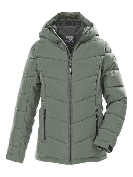 Killtec Kurtka pikowana w kolorze zielonym rozmiar: 42. Zielone kurtki damskie Killtec, s, bez wzorów, bez kaptura. Za 349.95 zł.