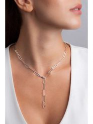 Heliophilia Srebrny naszyjnik - dł. 56 cm rozmiar: onesize. Szare naszyjniki damskie Heliophilia, srebrne. Za 162.11 zł.