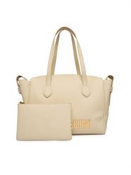 LOVE MOSCHINO Torebka JC4243PP0OKD0110 Biały. Białe shopper bag Love Moschino, ze skóry, bez dodatków. Za 1,099.00 zł.