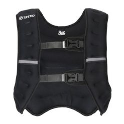 Kamizelka treningowa z obciążeniem TREXO. Czarne kamizelki damskie TREXO, bez wzorów, bez kaptura. Za 169.99 zł.