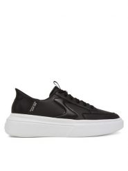 Skechers Sneakersy Cordova Classic 185081/BKW Czarny. Czarne obuwie sportowe damskie Skechers, ze skóry, bez zapięcia. Za 249.99 zł.