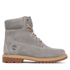Trapery Timberland. Szare trapery damskie Timberland, bez zapięcia. Za 999.99 zł.