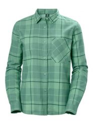Helly Hansen Koszula "Lokka" w kolorze zielonym rozmiar: M. Zielone koszule damskie Helly Hansen, m, bez wzorów, z bawełny, bez kołnierzyka, bez ramiączek. Za 162.49 zł.