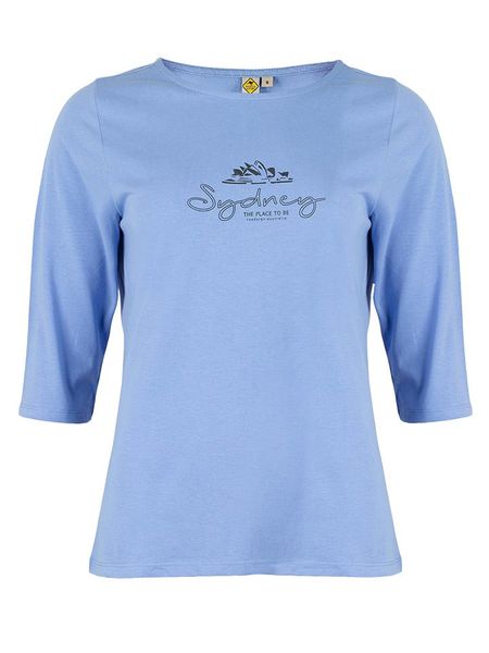 Roadsign Koszulka w kolorze błękitnym rozmiar: M. Niebieskie koszulki damskie Roadsign, m, bez wzorów, z bawełny, bez kołnierzyka, bez ramiączek. Za 30.99 zł.