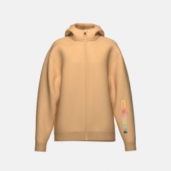 RALLY Damska Bluza z Kapturem na Zamek. Brązowe bluzy damskie Head, bez wzorów, z dzianiny, z kapturem. Za 300.00 zł.