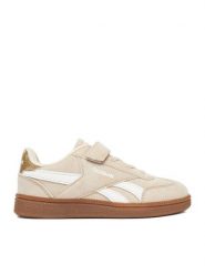 Reebok Sneakersy CEO-LEA-D680L(DZ) Beżowy. Brązowe buty sportowe dziewczęce Reebok, bez wzorów, ze skóry, bez zapięcia. Za 149.99 zł.
