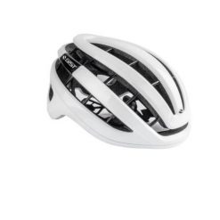 Kask rowerowy RAPIDO, biały. Białe okulary przeciwsłoneczne damskie GIST. Za 435.50 zł.