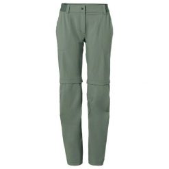 Spodnie damskie VAUDE Farley Zo II. Zielone spodnie sportowe damskie Vaude, na jesień, s, bez wzorów, z materiału, narciarskie. Za 529.90 zł.