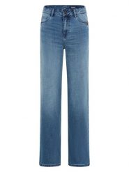 Camel Active Dżinsy - Straight fit - w kolorze niebieskim rozmiar: W30/L30. Niebieskie jeansy damskie Camel Active, z podwyższonym stanem. Za 244.95 zł.