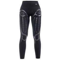 Legginsy Floky Legginsy Hyper Woman Damskie. Czarne legginsy damskie FLOKY, l, z aplikacjami, z materiału, z podwyższonym stanem, na fitness i siłownię. Za 524.05 zł.