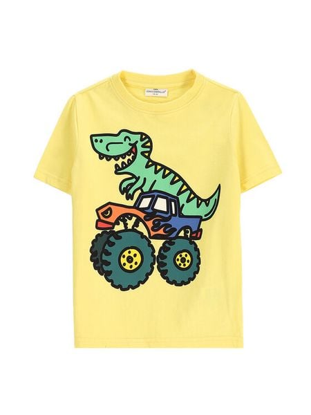 Coccodrillo T-Shirt WC5143211VBD Żółty Regular Fit. Żółte t-shirty i koszulki chłopięce COCCODRILLO, bez wzorów, z bawełny, bez kołnierzyka, bez ramiączek. Za 29.99 zł.