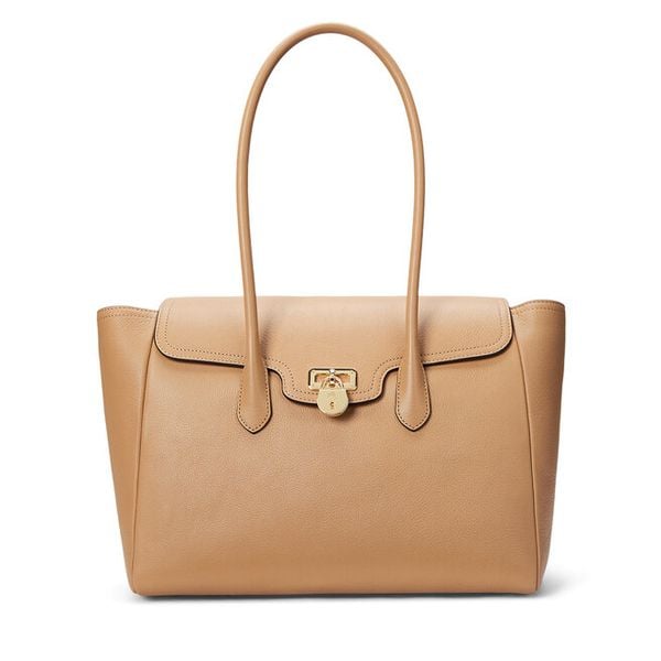 Torebka LAUREN RALPH LAUREN. Brązowe torebki klasyczne damskie Lauren Ralph Lauren, bez dodatków. Za 1,179.00 zł.