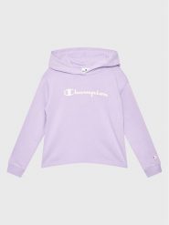 Champion Bluza 404601 Fioletowy Custom Fit. Fioletowe bluzy dziewczęce Champion, bez wzorów, z syntetyku, bez ramiączek, bez kaptura. Za 169.99 zł.