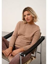 Just Cashmere Kaszmirowy sweter "Janice" w kolorze karmelowym rozmiar: L. Brązowe swetry klasyczne damskie Just Cashmere, l, z kaszmiru, bez kołnierzyka. Za 253.35 zł.