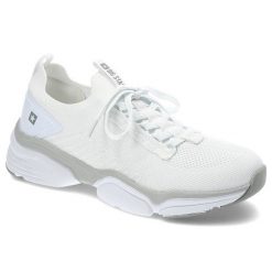 Białe Sneakersy Big Star Modne Buty Damskie. Białe obuwie sportowe damskie Big Star, na wiosnę, bez zapięcia. Za 239.00 zł.