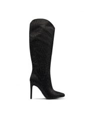 Marciano Guess Kozaki 3BGZ49 7002A Czarny. Czarne kozaki damskie Marciano Guess, ze skóry, bez obcasa, na szpilce, bez zapięcia. Za 1,899.00 zł.