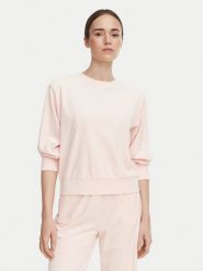 Guess Bluza O6BQ02 K5062 Różowy jasny Regular Fit. Czerwone bluzy damskie Guess, s, z aplikacjami, z syntetyku, bez kaptura. Za 264.99 zł.