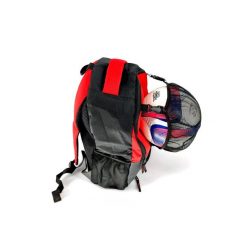 Torba sportowa ekologiczna Pelota - wodoodporna - czerwono-czarna. Czerwone torby sportowe POWER SHOT, bez wzorów, duże. W wyprzedaży za 137.56 zł.