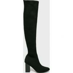 Sixtyseven - Kozaki. Czarne kozaki damskie Sixtyseven, z materiału. Za 499.90 zł.