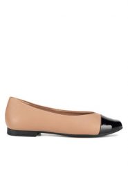 Lasocki Baleriny EST-RUMBA-07 Beżowy. Brązowe balerinki damskie Lasocki, bez wzorów, ze skóry. Za 149.99 zł.
