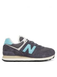 New Balance Sneakersy U5745LX Szary. Szare obuwie sportowe damskie New Balance, ze skóry, bez zapięcia. Za 499.99 zł.