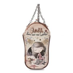 Beżowa Małe Torebka Damska Na Telefon Anekke Hollywood. Brązowe torebki klasyczne damskie Anekke, z materiału, na ramię, małe, bez dodatków. Za 139.00 zł.