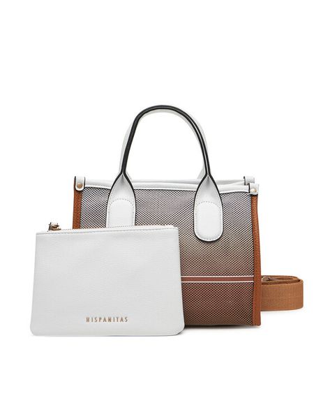 Hispanitas Torebka BV253825 Brązowy. Brązowe torebki klasyczne damskie Hispanitas, ze skóry, bez dodatków. Za 259.99 zł.