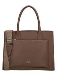 Charm Torebka w kolorze brązowym - 40 x 32 x 13 cm rozmiar: onesize. Brązowe torby na laptopa Charm, z materiału, na ramię, bez dodatków. Za 175.26 zł.