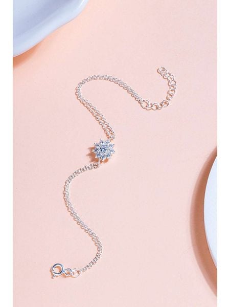 Heliophilia Srebrna bransoletka z cyrkoniami rozmiar: onesize. Szare bransoletki damskie Heliophilia, srebrne. Za 60.99 zł.