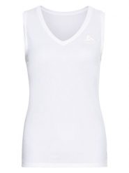 Odlo Podkoszulek funkcyjny "F-Dry Light" w kolorze białym rozmiar: S. Białe koszulki sportowe damskie ODLO, s, bez wzorów, z tkaniny, bez ramiączek. Za 100.04 zł.