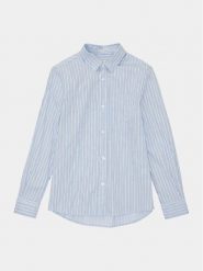 Tom Tailor Koszula 1037939 Błękitny Regular Fit. Niebieskie koszule chłopięce Tom Tailor, bez wzorów, z bawełny, bez kołnierzyka, bez ramiączek. Za 139.99 zł.