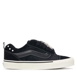 Tenisówki Vans. Czarne trampki damskie Vans, bez wzorów, bez zapięcia. Za 449.99 zł.