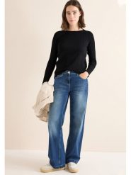 Cecil Koszulka w kolorze czarnym rozmiar: L. Czarne koszulki damskie Cecil, l, bez wzorów, z bawełny, bez kołnierzyka, bez ramiączek. Za 87.40 zł.